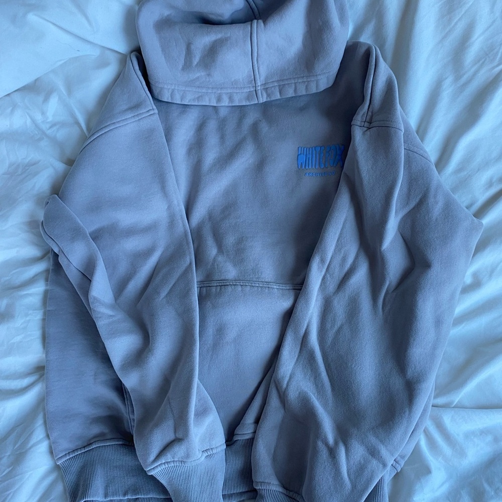 White fox hoodie